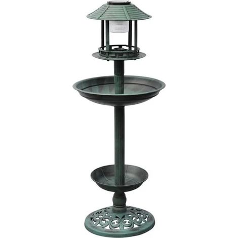 Mangeoire à oiseaux avec lumière solaire (1/5)