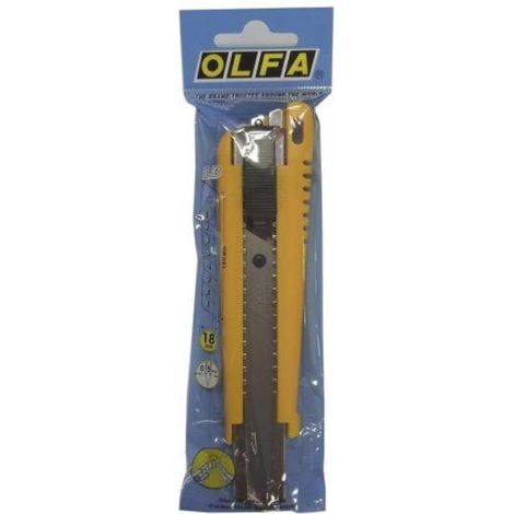 olfa-exl-bt/40-cxfater exl de 18 mm y bloqueo automático en bolsa de plástico (caja 40)