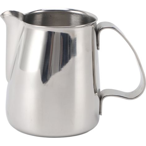 Jarrón Leche Acero Inoxidable 304, Boquilla Antigoteo para Latte Art y Espumar Café, Capacidad 350ml – Ideal para Uso Doméstico y Profesional (1/5)