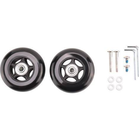 Roues de Rechange pour Valise 80mm Diamètre Universel Roulement à Billes (1/5)