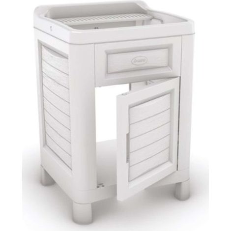 LAVATOIO MOBILETTO ARTU CM.51X60X89 GHIACCIO
