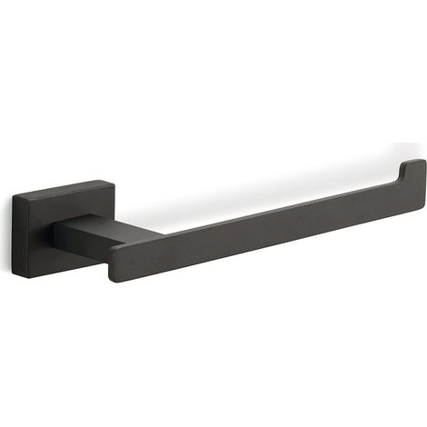 Portarotolo da muro in acciaio inox e Cromall 4424 Gedy serie ATENA Nero Opaco (1/2)