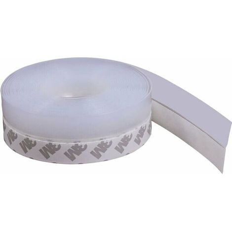 Bande d'Etanchéité en Silicone, 10m Transparent Bande d'étanchéité Auto-adhésive Porte Bas Joint Strip Porte Coupe-Bise joint de fond de porte Imperméable Coupe-vent Anti-poussière (1/5)