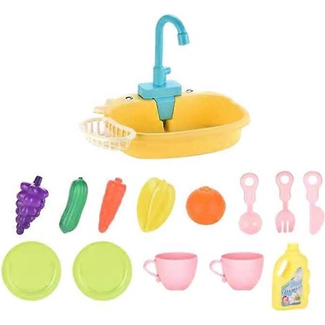 Voici une proposition de titre produit en français (moins de 190 caractères) :

Baignoire oiseau avec robinet jouet, baigneur perroquet, piscine automatique, évier pour cuisine factice, jouet animaux 