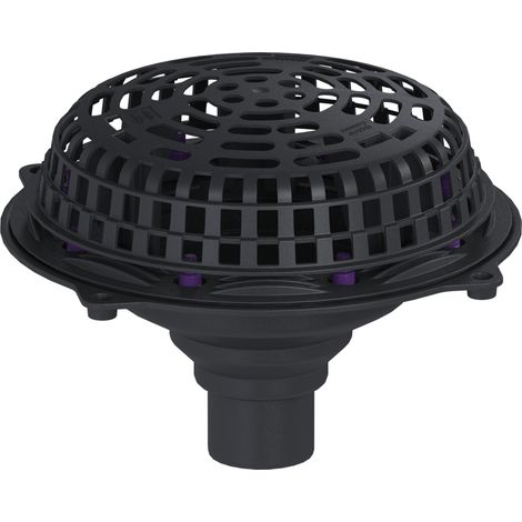 -Siphon de toit plat Ecoguss Pressfl., DN 70, sans chauffage