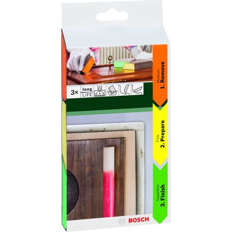 Set mit 3 DIY Kombi-Dübeln zum Schleifen  BOSCH 2609256F15