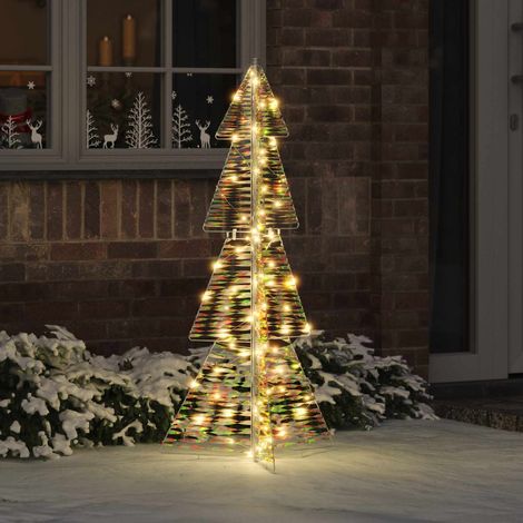 Weihnachtsbaum mit 100 LEDs Warmes Weiß 120 cm PET