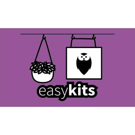 EASYKIT FIJACIONES TECHO GANCHO - MACIZO EKMACFTG ( 12 u.)