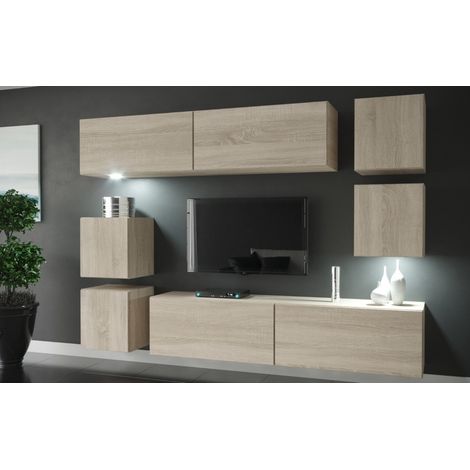 Ensemble meuble TV NEXT 65 AN65-M-S3 sonoma 218 cm (1/2)
