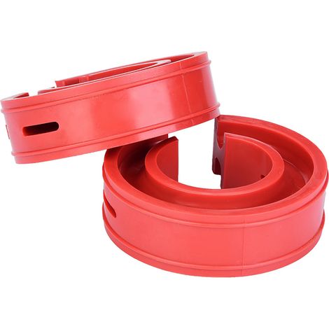 2pcs Amortisseur Rouge Tampon de Ressort Pare-chocs Coussin Type F (1/3)