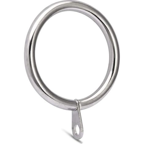 60 anelli per tende, diametro interno 38 mm, per tende da doccia, anelli per tende in ferro, argento, ganci per tende, anelli per tende da doccia (1/5)