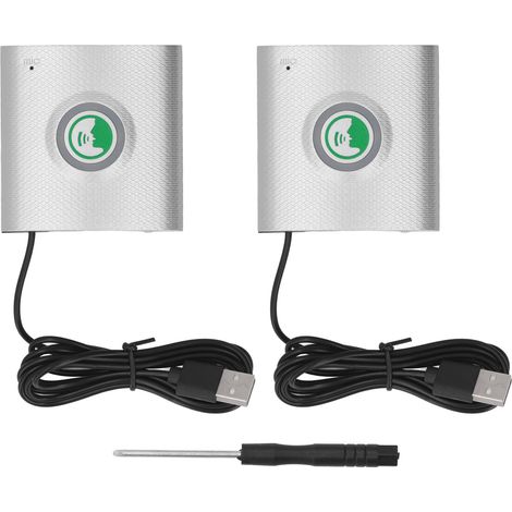 Sonnette sans fil intelligente avec interphone vocal bidirectionnel, longue distance, son clair et fort, argent, pour sécurité domicile et bureau (1/5)