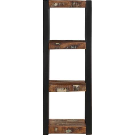 Étagère murale Étagère flottante multicolore 35x35x100cm bois massif récupération (1/5)