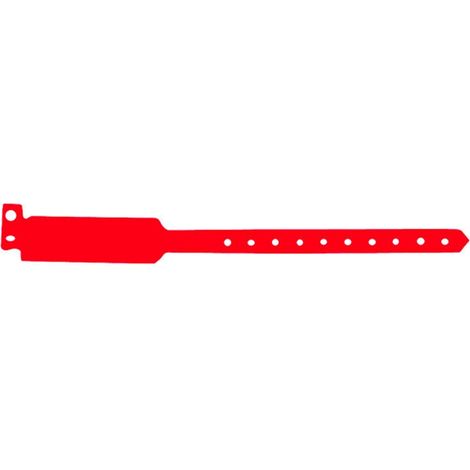 García de Pou 110.02 Bracciale Non Trasferibili, 25 cm, Set da 100, Rosso
