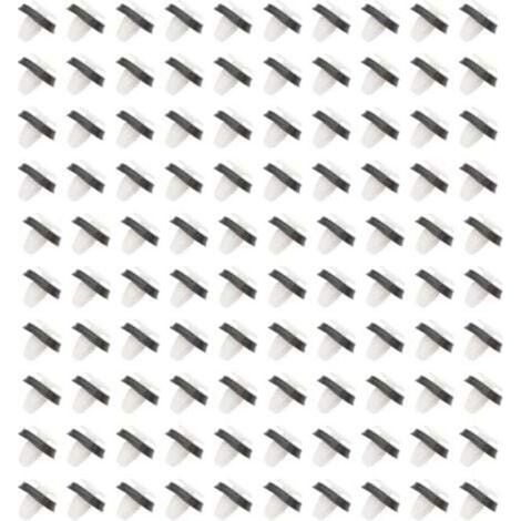 100pcs Agrafe Garniture Fixation Clip Panneau Joint Porte Pour Fiat Ducato 71728806,8565.43, 856543 avec Joint en Caoutchouc (1/5)