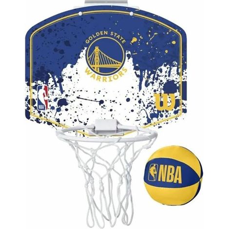SET MINICANASTA WILSON TEAM MINI HOOP NBA WARRIORS