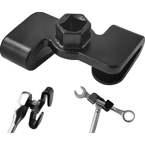 Rallonge de Clé, 1/2" Adaptateur D'extension de Clé à Molette, 21mm Entranement Hexagonal, Universelle Cle Dynamometrique Outillage, pour Les écrous et Boulons Tenaces (1/5)