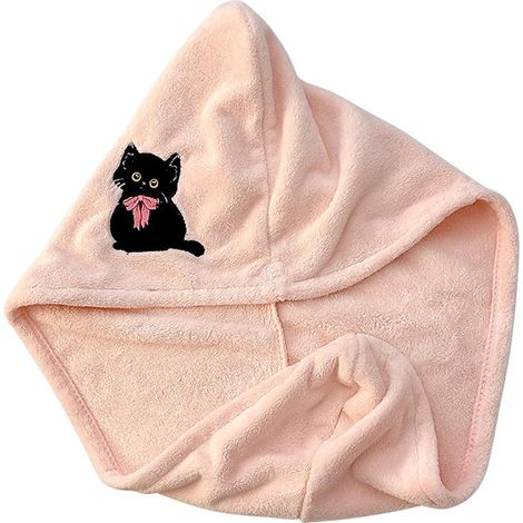 （Rose）Serviette , Lot de 1 Serviettes de Séchage en Microfibre Super Absorbantes avec Boutons, de Super Doux et Absorbant avec