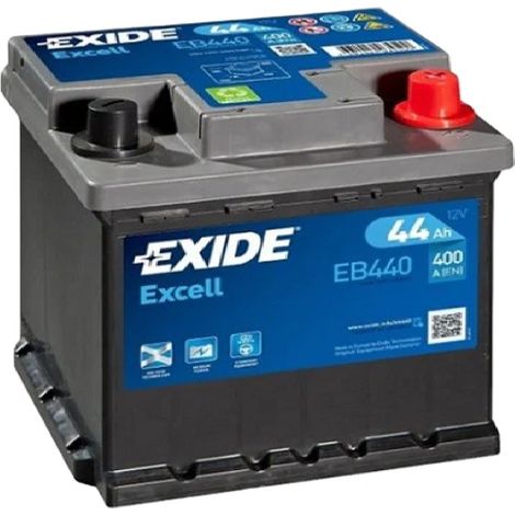Batería de coche Tudor 44Ah EB440 Exide