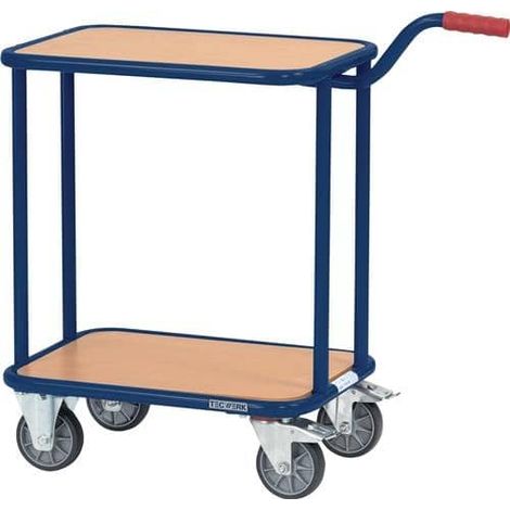 TECWERK Griffroller L600xB450mm 2 Holzwerkstoffplattf.saphirblau Trgf.250kg TECWERK (1/2)
