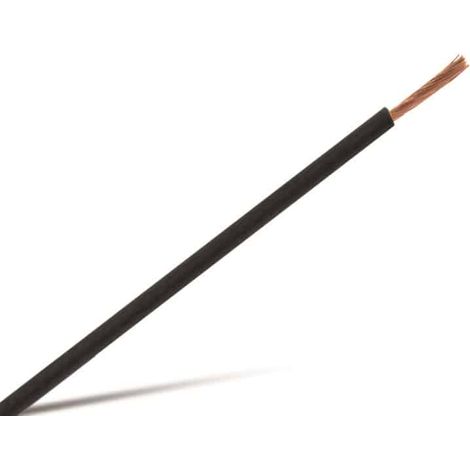 Conducteur souple RAUTRONIC H07V-K 16 mm², 10 m, noir