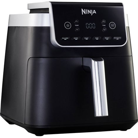 [GEBRAUCHT] B-Ware Ninja AF180EU Heißluft-Fritteuse 6,2 l 2000 W 240 °C Schwarz Silber (1/2)