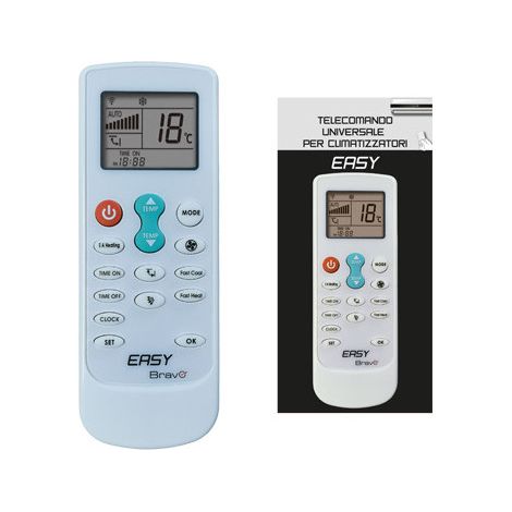 Control remoto aire Bravo Easy marfil programación automática