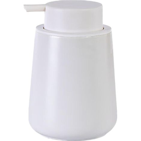 400-ml-Keramik-Flüssigseifenspender mit Pumpe, weiß (1/5)