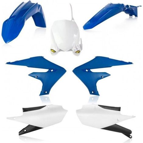 Kit Plastique Cycra 5 Elements Yamaha YZF 450 2023 à 2025 et YZF 250 2024 à 2026 en Bleu et Blanc.