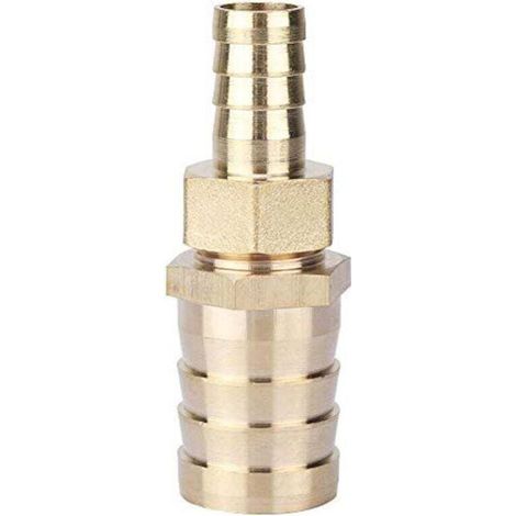 Raccord de tuyau, raccord de tuyau en laiton pour raccordement de tuyaux, raccord de tuyau, raccord de tuyau, outil de raccordement de tuyaux, raccords en laiton (14-25 mm) (1/4)
