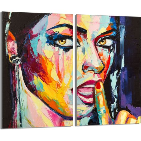 Glasschutzplatte für den Herd 2x30x52 Frau (1/5)