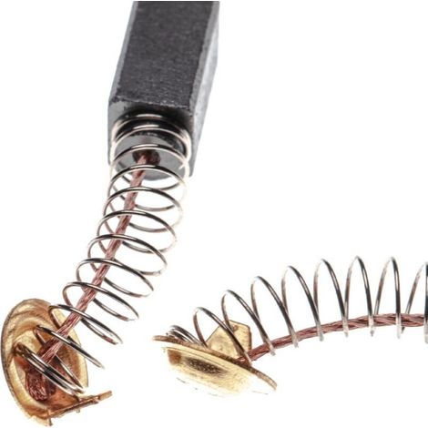 2x balai de charbon pour moteur électrique 6,5 x 7,5 x 12,5mm compatible avec Hitachi WR14VB, WR16SA outil électrique (1/2)