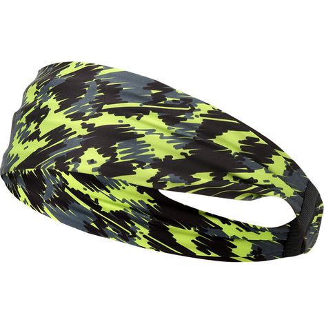 Bandeau de sport imprimé vert en fibre de polyuréthane, séchage rapide, fitness outdoor, course, cyclisme, unisexe (1/5)
