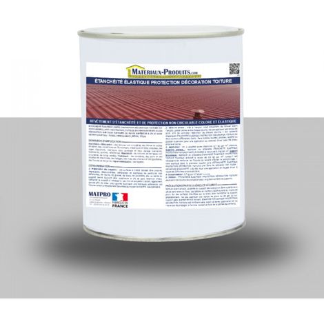 Etanchéité Elastique Protection Décoration Toiture - 1 Kg Gris perle - MATPRO (1/5)