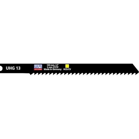 Lames de scie sauteuse Bosch U111C - Adaptées au Bois - UHG 13 (jeu de 5)