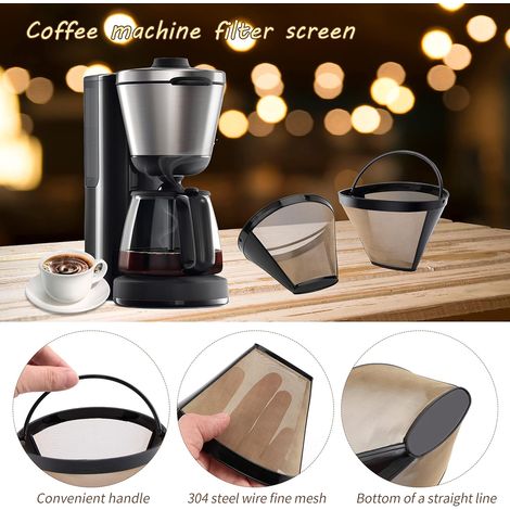 2 filtri per caffè permanenti riutilizzabili per macchine da caffè - ALTRO (1/3)
