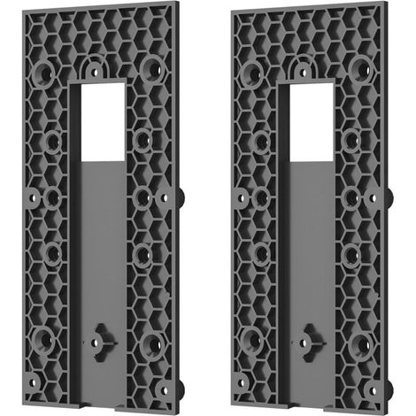 2er-Pack selbstklebende Türklingelhalterungen, kein Bohren erforderlich, kompatibel mit Ring Video Doorbell 4/Battery Doorbell Plus/Pro, Türhalterungszubehör für Wohnungen, Büros und Häuser