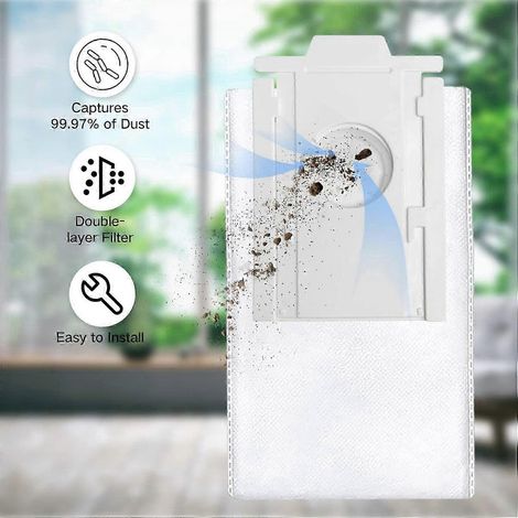 Sacs à poussière de rechange pour la station de nettoyage de l'aspirateur robot Samsung VCA-RDB95 Jet Bot+ Jet Bot AI+ (Accessoires Edition 0716)