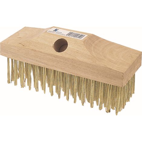 fecin cepillo alambre acero latonado manual sin mango 22ø bruza 205x72 mm  670ci