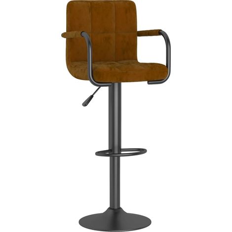 Maison Exclusive - Barhocker Braun Samt