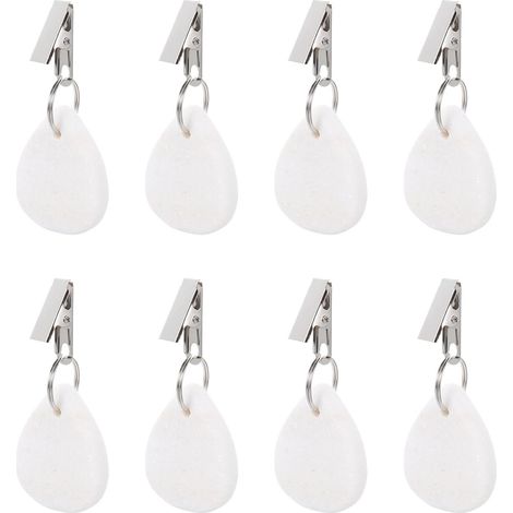8 poids nappe déco fête – installation facile – solution anti-vent – stabilisation extérieure rapide/efficace (1/5)