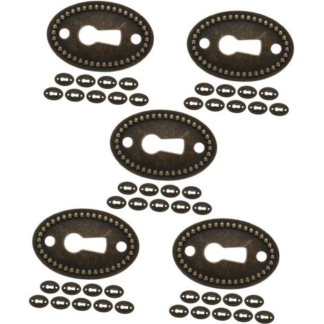 LALAFINA Lot de 50 plaques décoratives vintage pour serrure (1/5)
