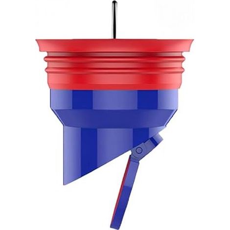 Siphon de sol anti- Geur - Siphon de sol universel - Siphon de sol - Siphon anti-odeurs - Convient à toutes les ouvertures de 35 à 52 mm - Clapet anti-retour - Bleu - ABS (1/5)