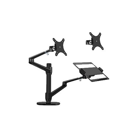 Soporte para ordenador de sobremesa, con ajuste de movimiento completo, compatible con portátiles de 10" a 32", OL-3L-V NEGRO (1/2)