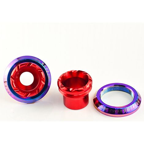 Niu N1S crash bar for Ninja 400 motorcycle modification parts, front shock absorber for electric vehicle, titanium-plated front fork cup (1/3)