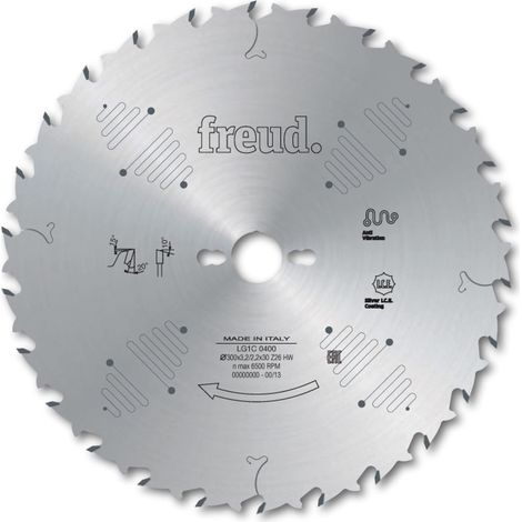 Cuchilla de flujo con antirretroceso FREUD – Ø350 3,5/2,5 AL30 Z30 BA – F03FS07561 – LG1C 1000