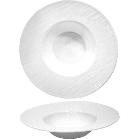 27 cms opal blanco plato pasta bolonia f6k2 similar arcopal , (1/2)