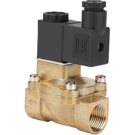 G1/2 Zwei-Wege-Zwei-Positionen-Pilot-Magnetventil für Luft, Öl und Wasser (DC24V)