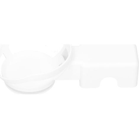 étagère rangement-Support mural pour Echo Dot 4 (4ème génération) - Hanger blanc ABS (1/4)