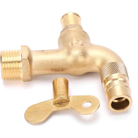Robinet en laiton forgé, mitigeur encastré pour lave-linge avec filetage G1/2 pouce (1/5)